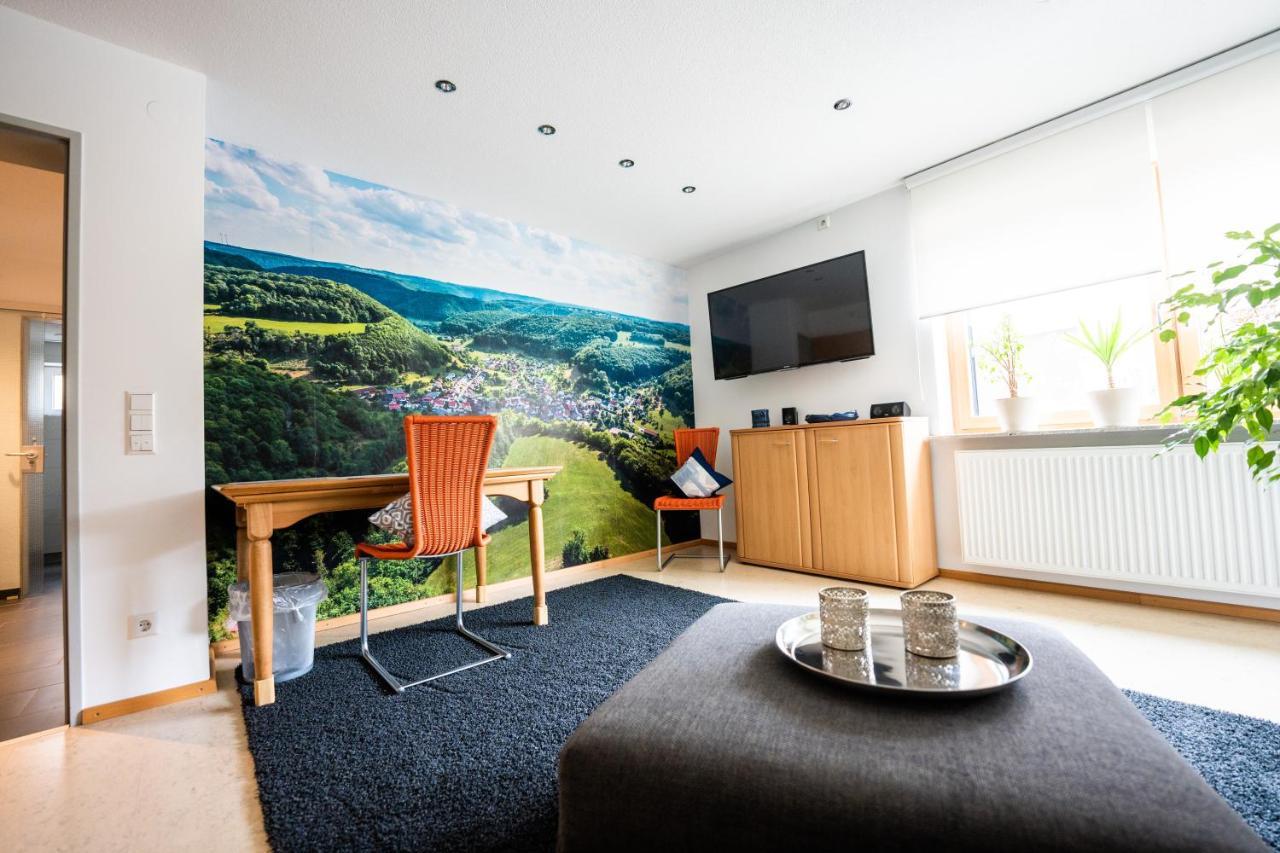 Laendliche 2-Zimmer Wohnung Bad Ditzenbach Exterior foto