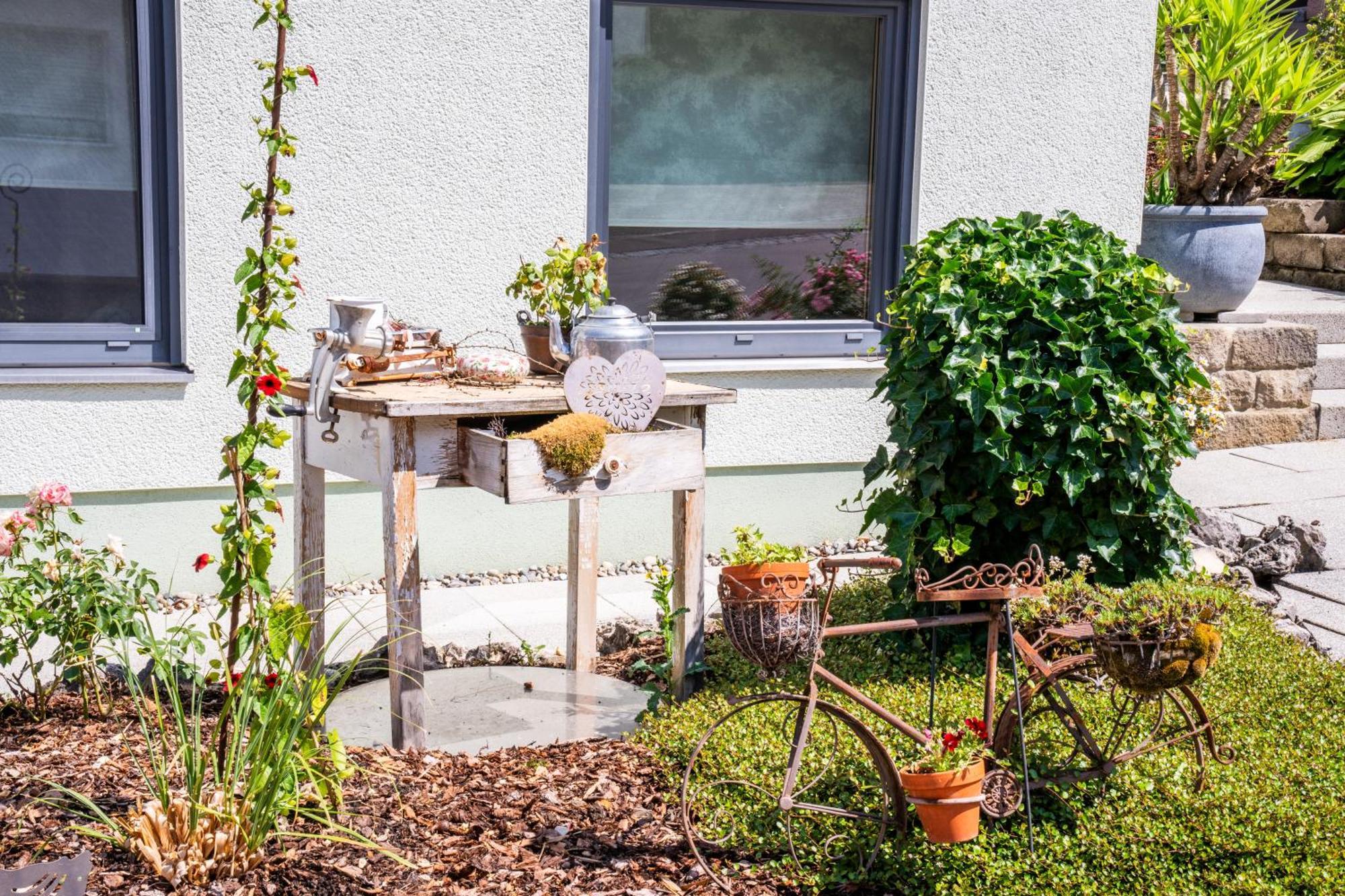 Laendliche 2-Zimmer Wohnung Bad Ditzenbach Exterior foto
